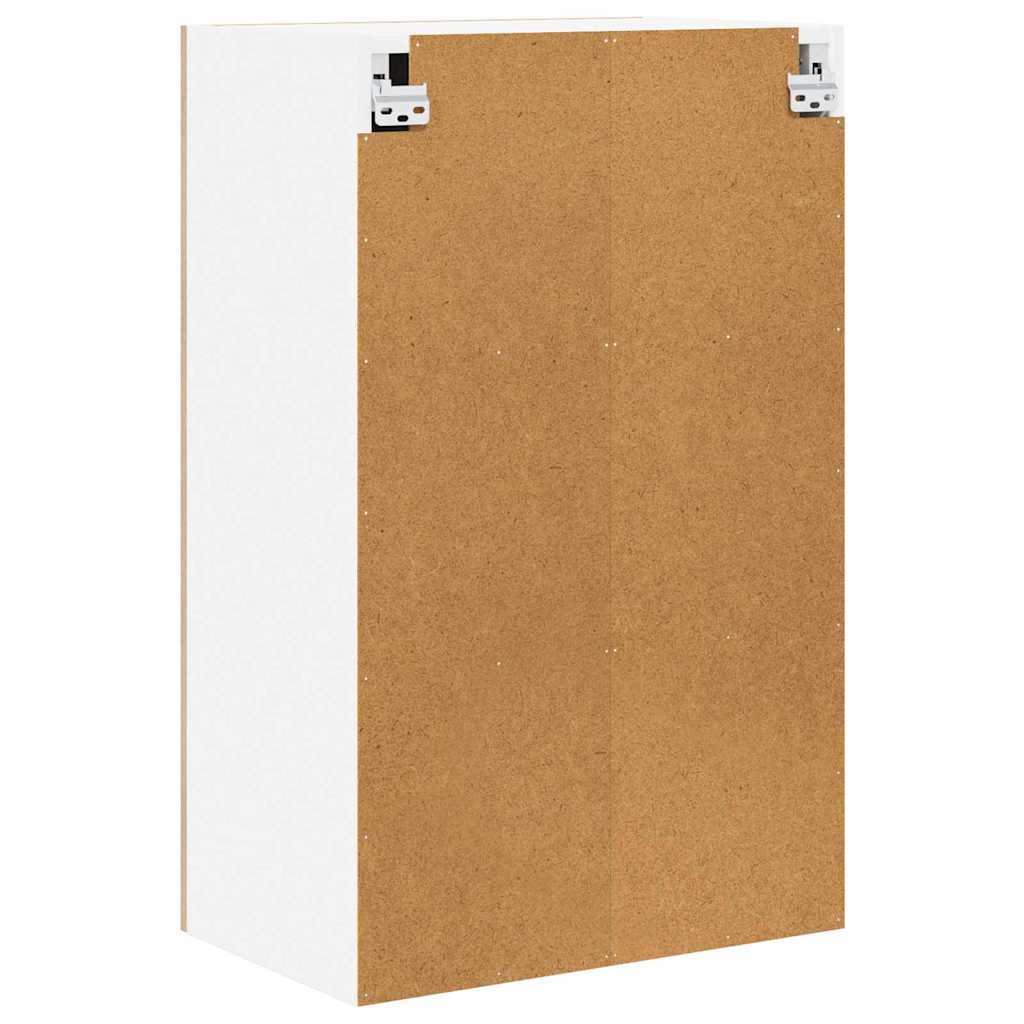 Hängeschrank mit Tür Riga Sonoma-Eiche und Weiß 50 x 31 x 80 cm